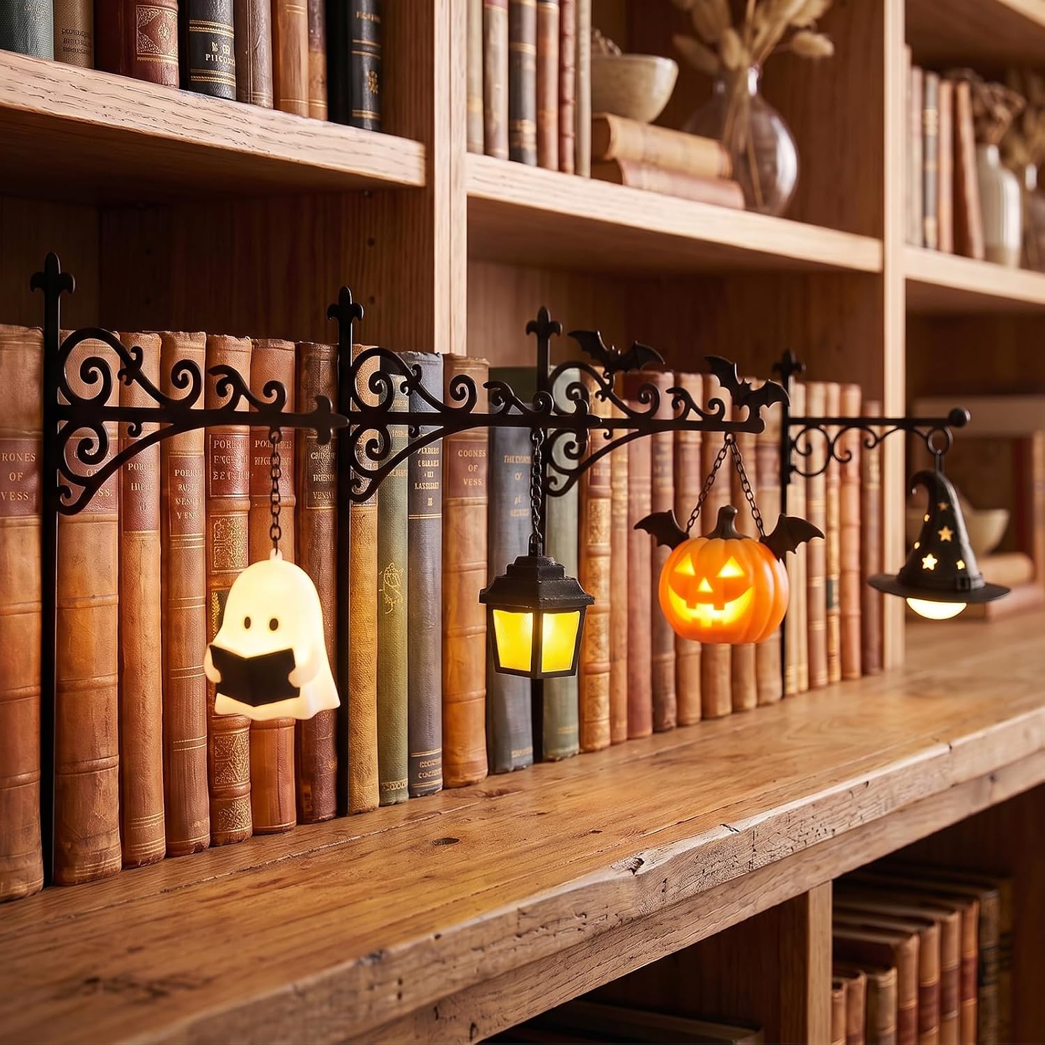 Home Decor Product - Library Lantern-Decorative Bookshelf Lighting Reading Nook