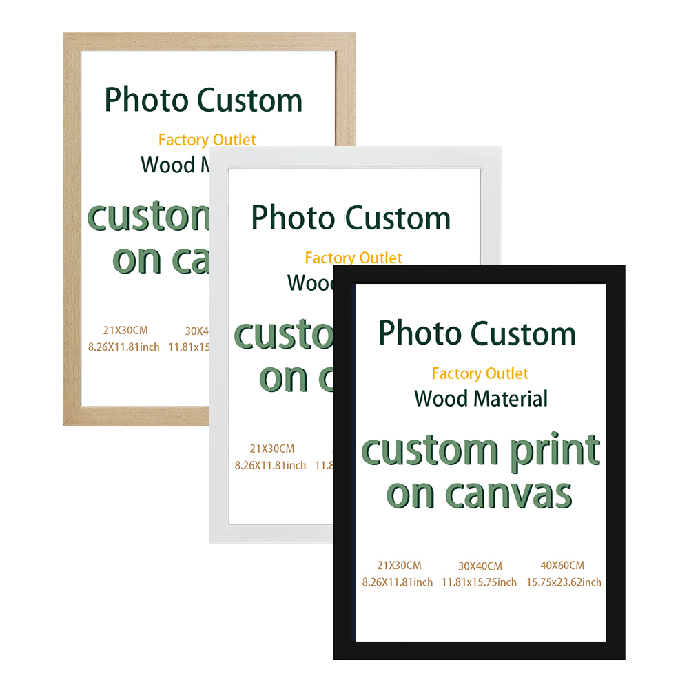 Home Decor Product - Customized canvas painting plus photo frame,high-definition