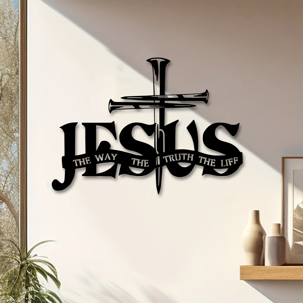 Home Decor Jesus - Jesus Metal Wall Decor - Elegant