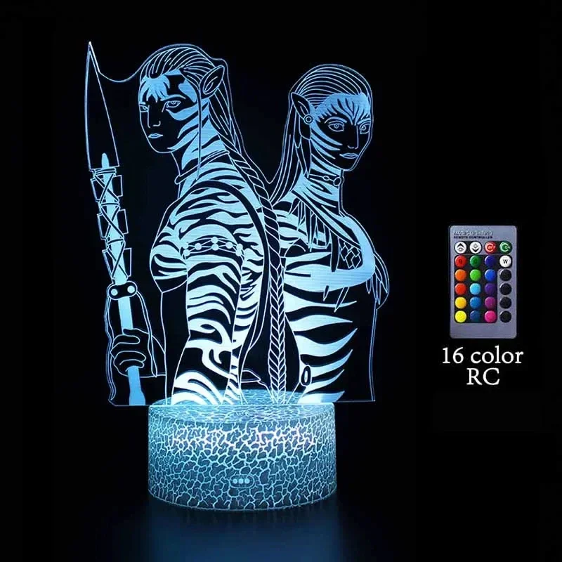 Home Decor Disney - Avatar 2 LED Lamps Cartoon Jake