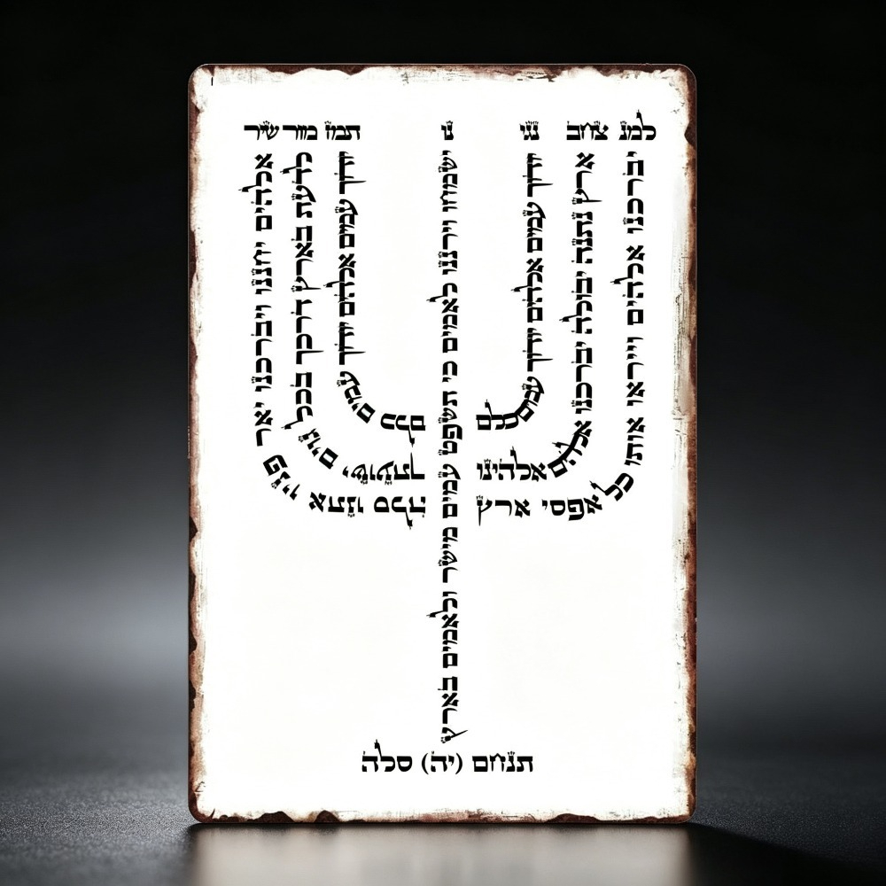 Home Decor In - CIFBUY Vintage Hebrew YHVH Aluminum Wall