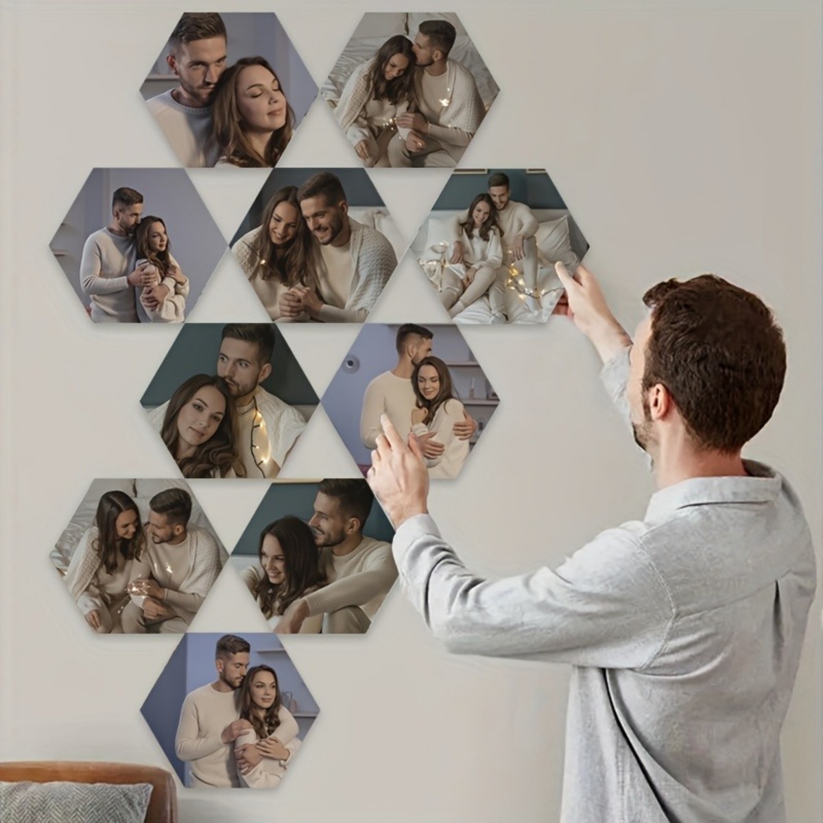 Home Decor For Birthday - Custom Wall Decor — Modern Hexagonal