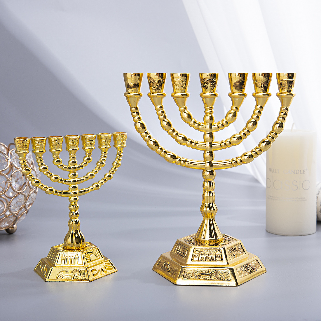 Home Decor In - 7 Branch Menorah Jewish Home Decor