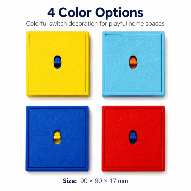 Home Decor Dopamine - 3D Printed Dopamine Switch Cover Colorful