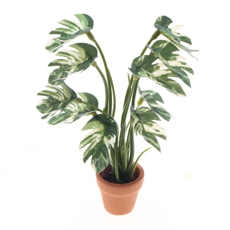 Home Decor Green - New.1PC 1/12 Dollhouse Simulation Monstera Green