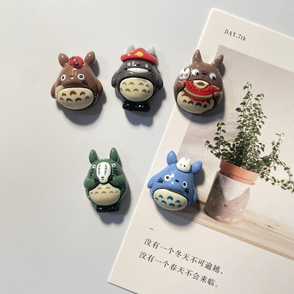 Home Decor Product - Totoro Anime Resin Fridge Magnet Cute
