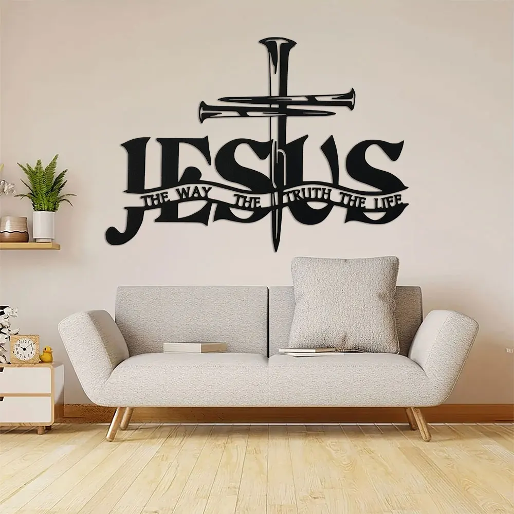1Pc Jesus & Praying Hands Meta - Home Decor Jesus 评论和价格