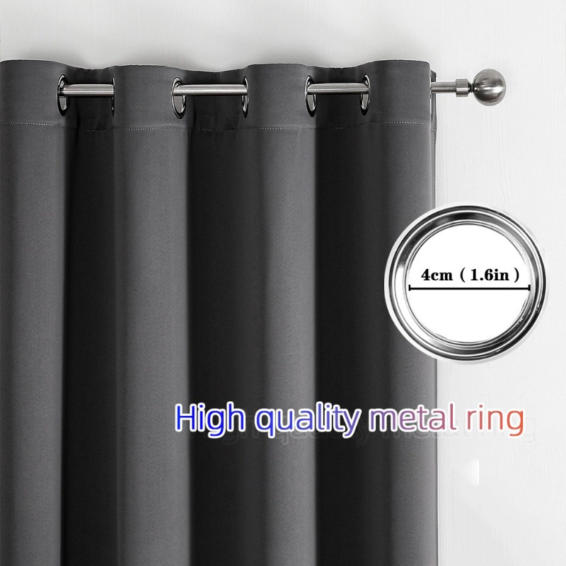 One Pane Light-Blocking Solid  - Home Decor Curtain 评论和价格