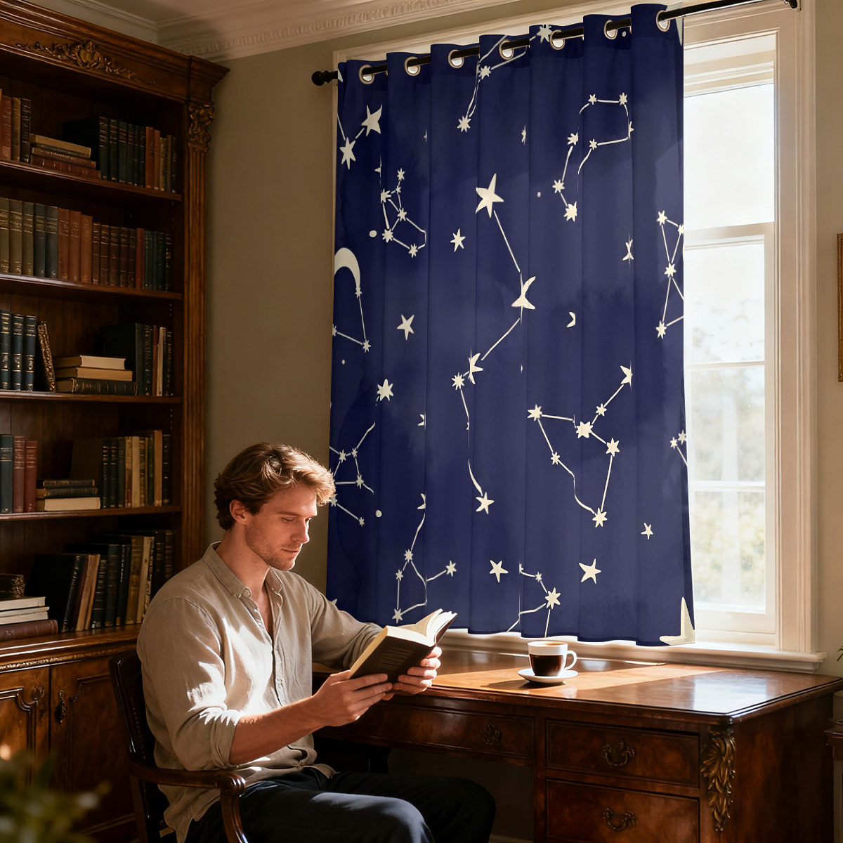 1pc Retro Rose Floral Single L - Home Decor Curtain 评论和价格