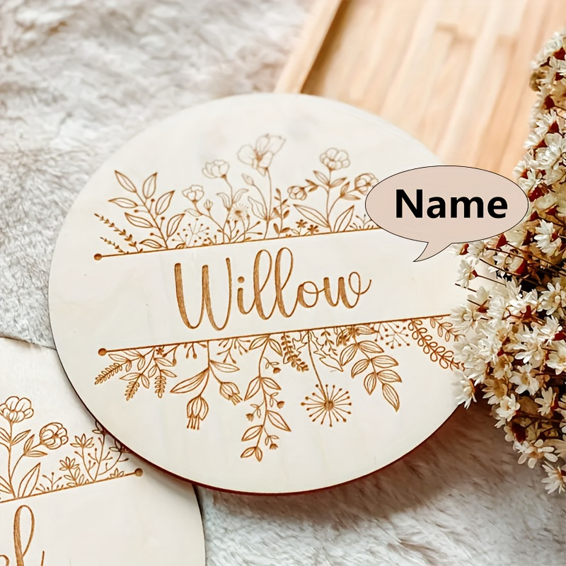 Personalized Floral Engraved N - Home Decor For Birthday 评论和价格