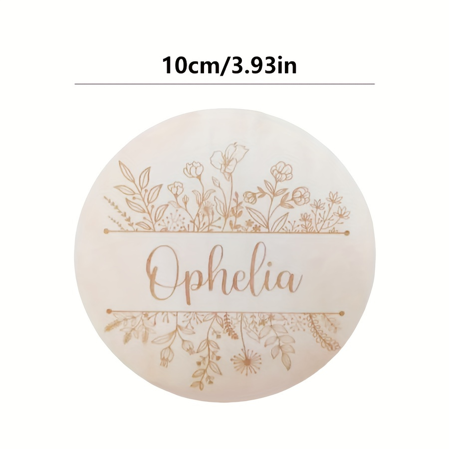 Personalized Floral Engraved N - Home Decor For Birthday 评论和价格