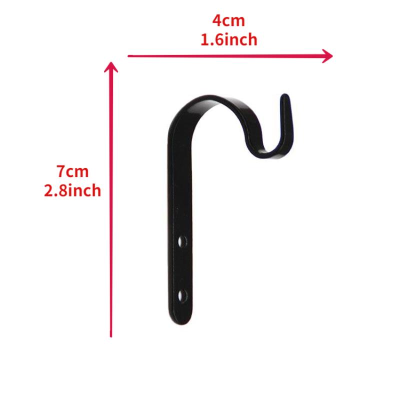 4Pc Metal J Hook Vintage Wall  - Woven Wall Basket 评论和价格