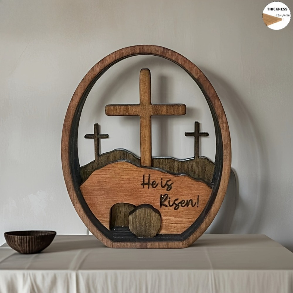 Tomb Easter Scene Cross Decora - Home Decor Jesus 评论和价格