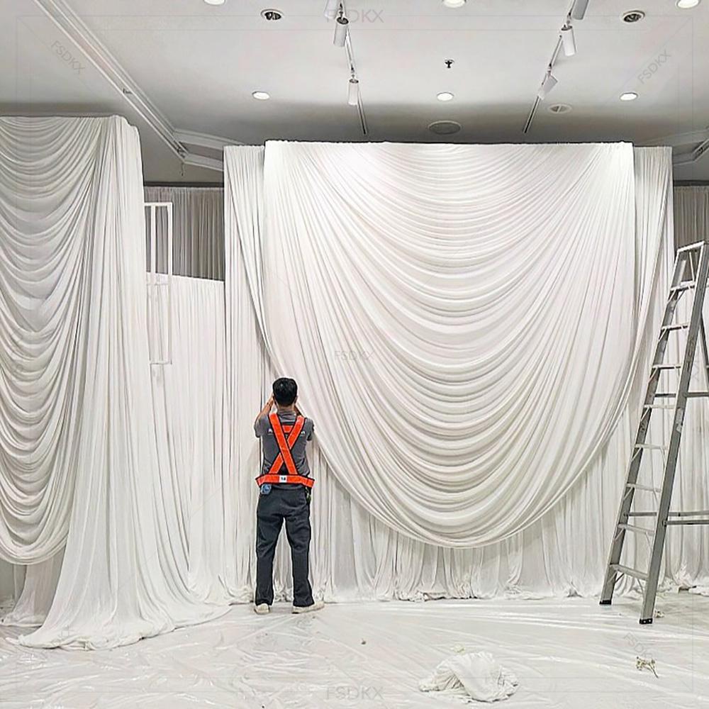 FSDKX Cheap White Ice Silk Clo - Home Decor Curtain 评论和价格