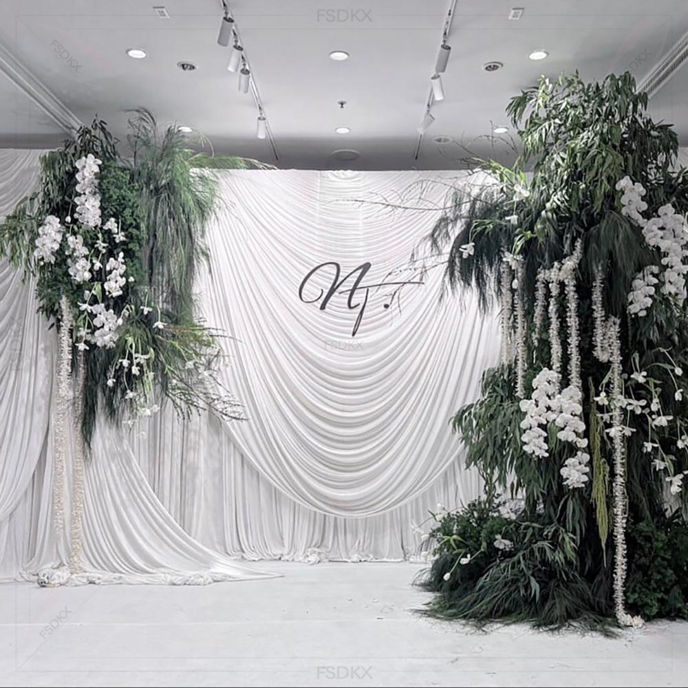 FSDKX Cheap White Ice Silk Clo - Home Decor Curtain 评论和价格