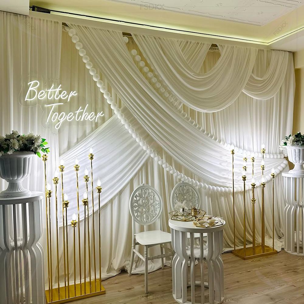 FSDKX Cheap White Ice Silk Clo - Home Decor Curtain 评论和价格