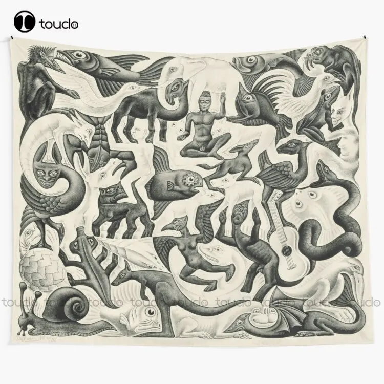 Escher - Plane Filling Ii Tape - Home Decor Website 评论和价格