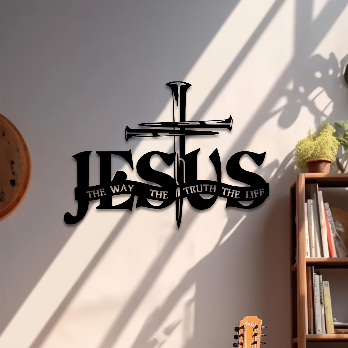 Jesus Metal Wall Decor - Elega - Home Decor Jesus 评论和价格
