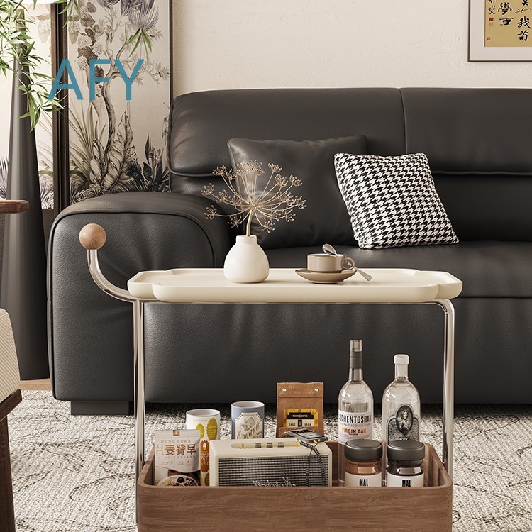 Vintage Style Mobile Side Tabl - Home Decor On Wheels 评论和价格