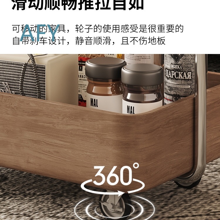 Vintage Style Mobile Side Tabl - Home Decor On Wheels 评论和价格