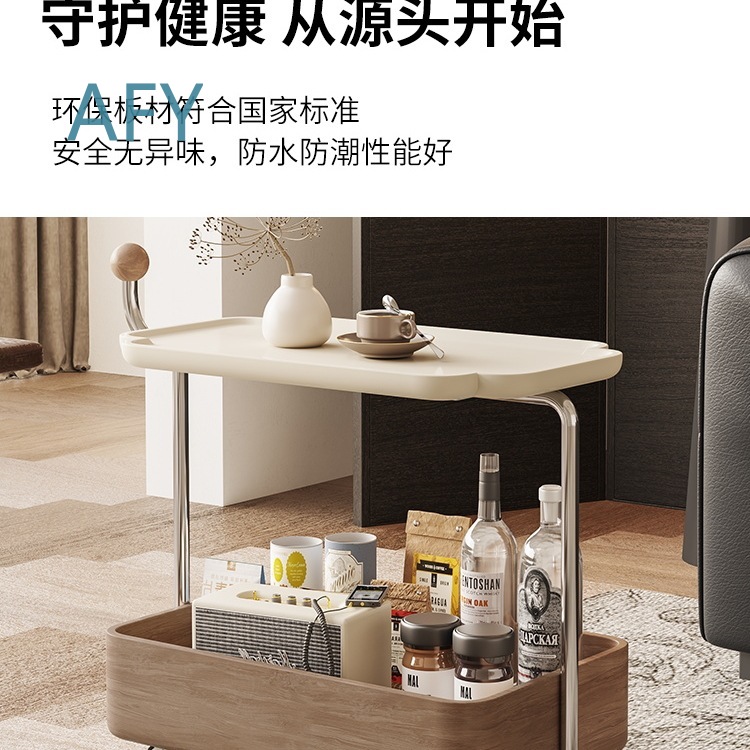 Vintage Style Mobile Side Tabl - Home Decor On Wheels 评论和价格