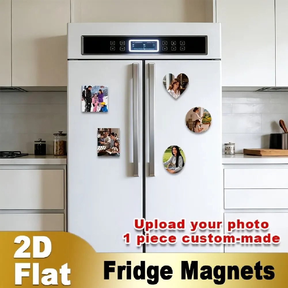 Custom Photo Fridge Magnet 2D  - Home Decor Product 评论和价格
