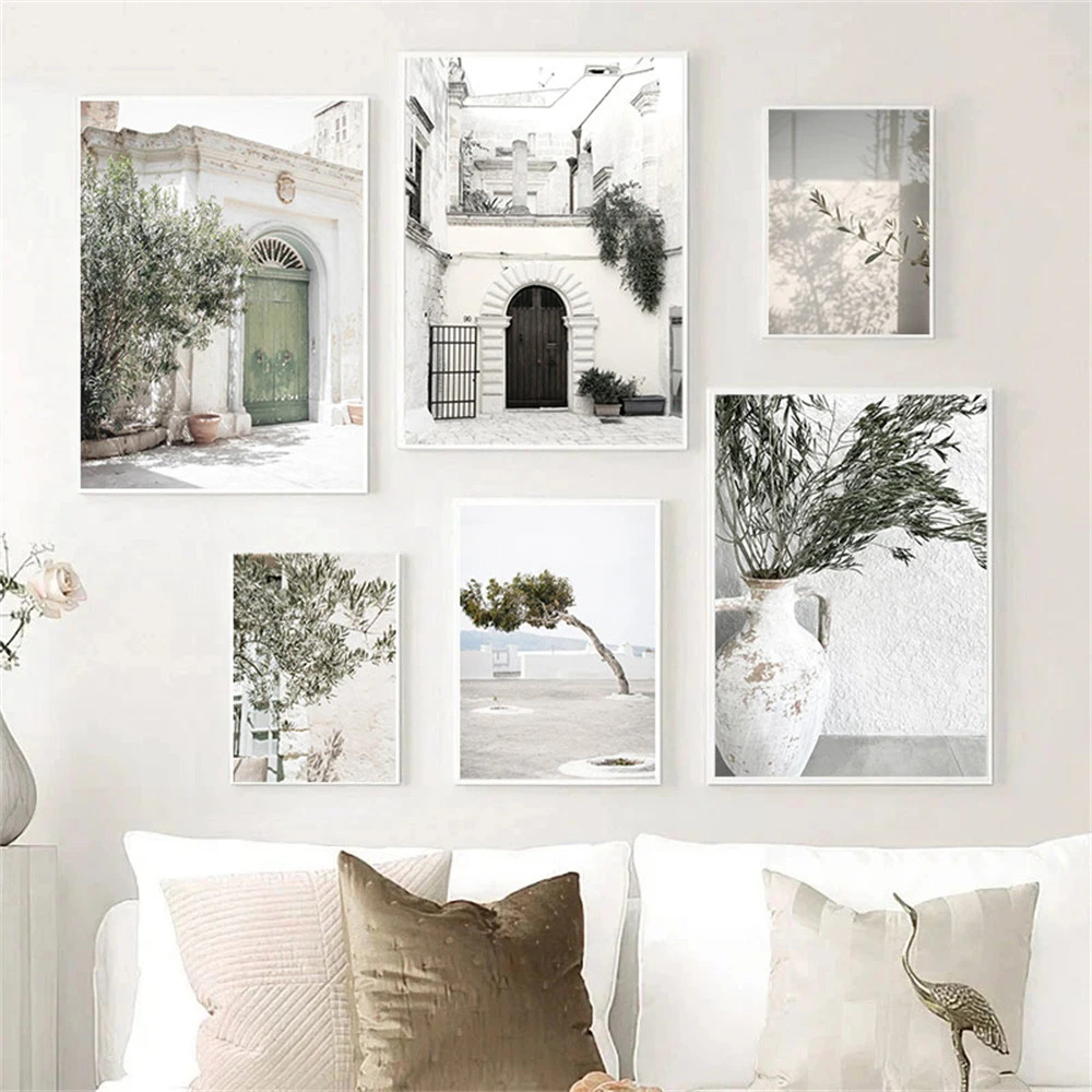 Italy Puglia Architecture Oliv - Home Decor Green 评论和价格