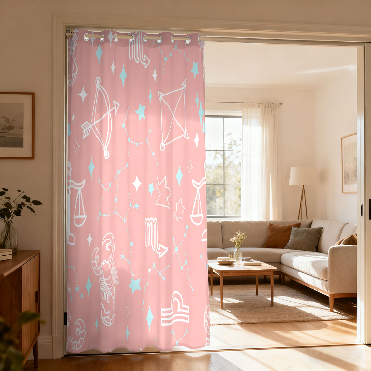 1pc Starry Sky Constellation P - Home Decor Curtain 评论和价格