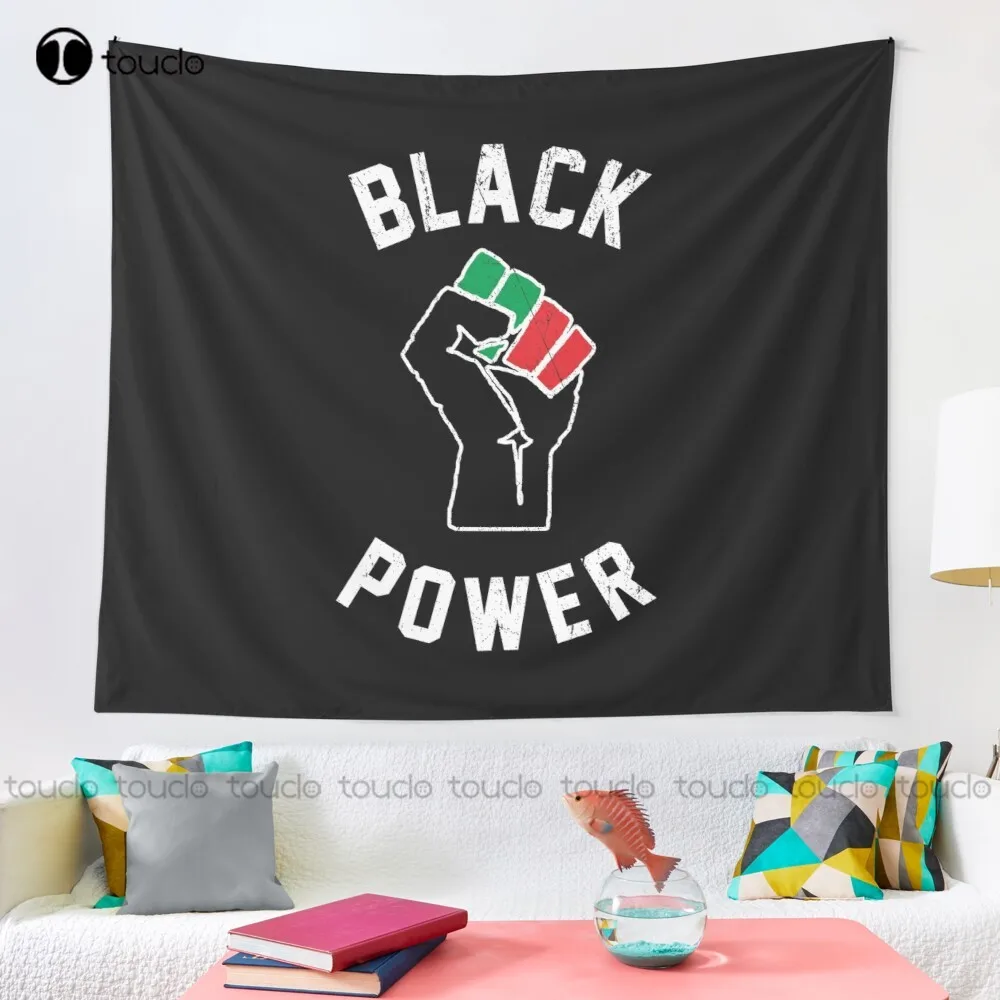Black Power Fist Tapestry Tape - Home Decor Website 评论和价格