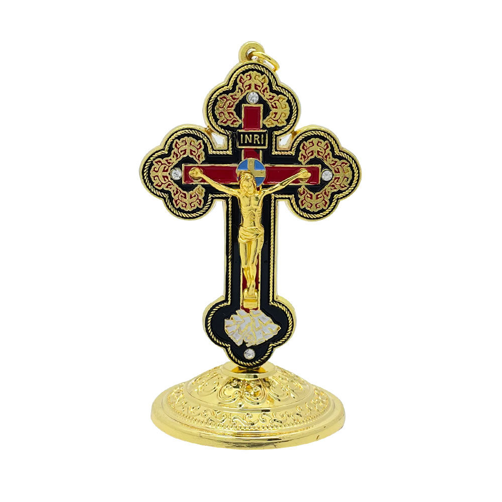New2026 Catholic Standing Cruc - Home Decor Jesus 评论和价格