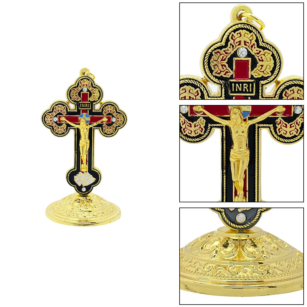 New2026 Catholic Standing Cruc - Home Decor Jesus 评论和价格