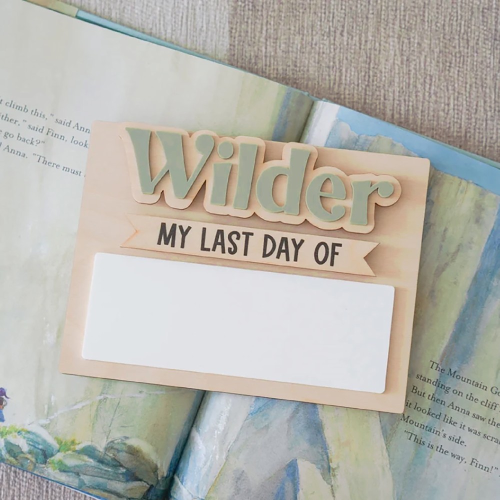 1Pc Custom First and Last Day  - Home Decor Product 评论和价格
