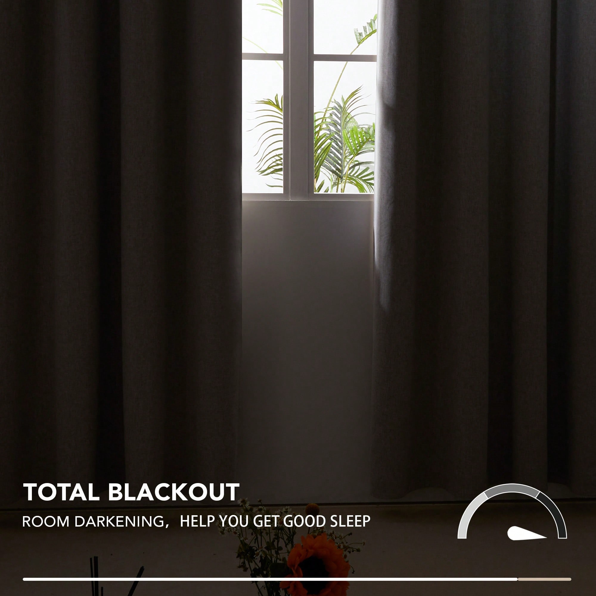 2 Pcs Full Blackout Curtains F - Blackout Curtains 评论和价格