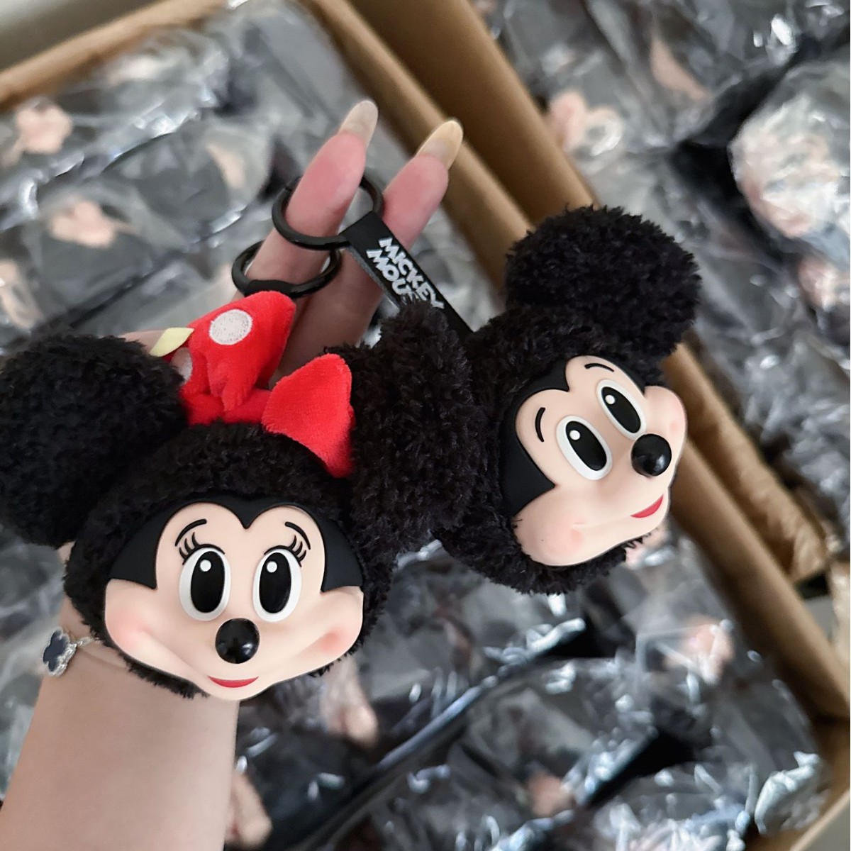 Mickey Minnie Plush Doll Keych - Home Decor Product 评论和价格