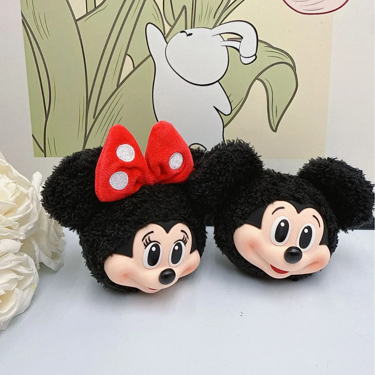 Mickey Minnie Plush Doll Keych - Home Decor Product 评论和价格