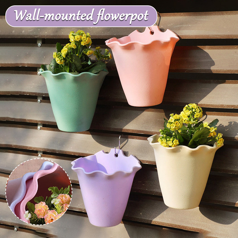 Flower Pot Wall-mounted Plasti - Woven Wall Basket 评论和价格