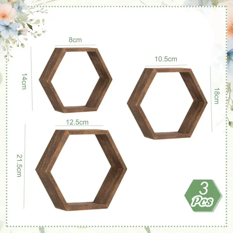 Latest Models Hexagon Floating - Floating Shelves 评论和价格