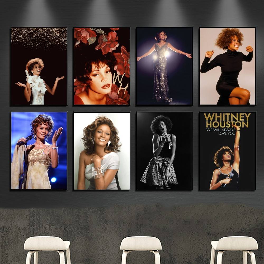 Whitney Houston Singer Poster  - Home Decor Houston 评论和价格