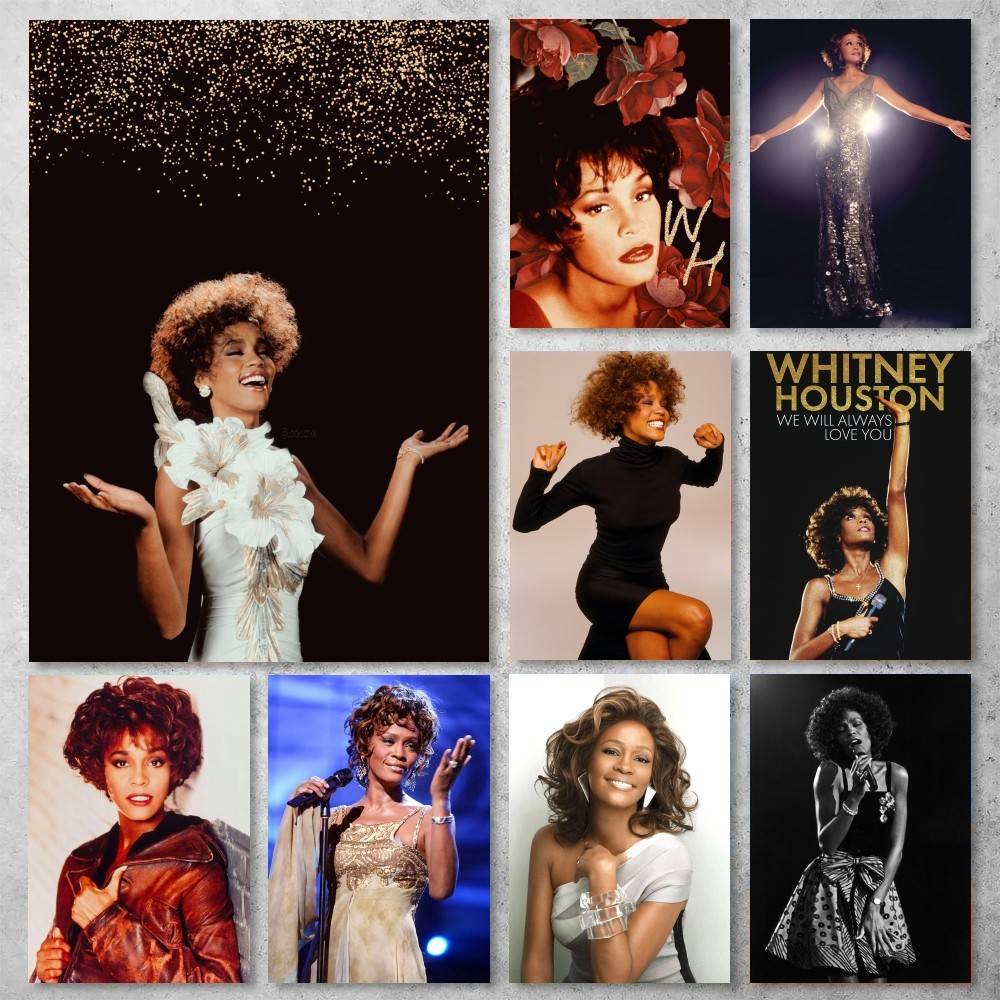 Whitney Houston Singer Poster  - Home Decor Houston 评论和价格