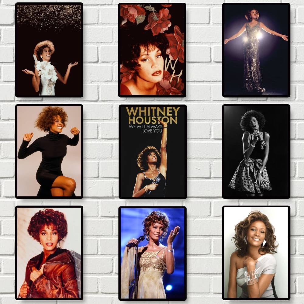 Whitney Houston Singer Poster  - Home Decor Houston 评论和价格