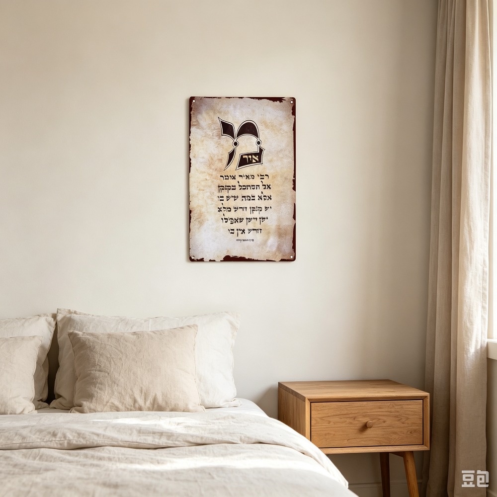 CIFBUY Vintage Hebrew Torah Sc - Home Decor In 评论和价格