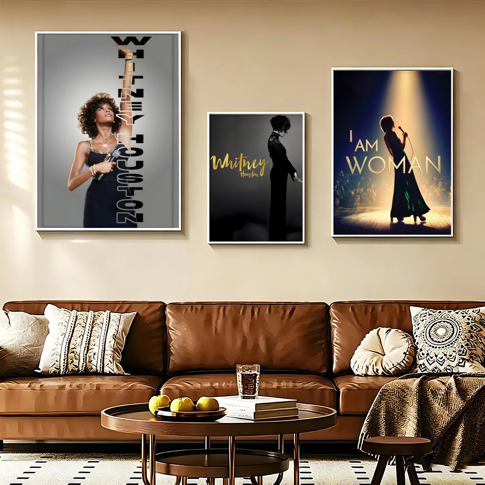 music W-Whitney H-Houston Post - Home Decor Houston 评论和价格