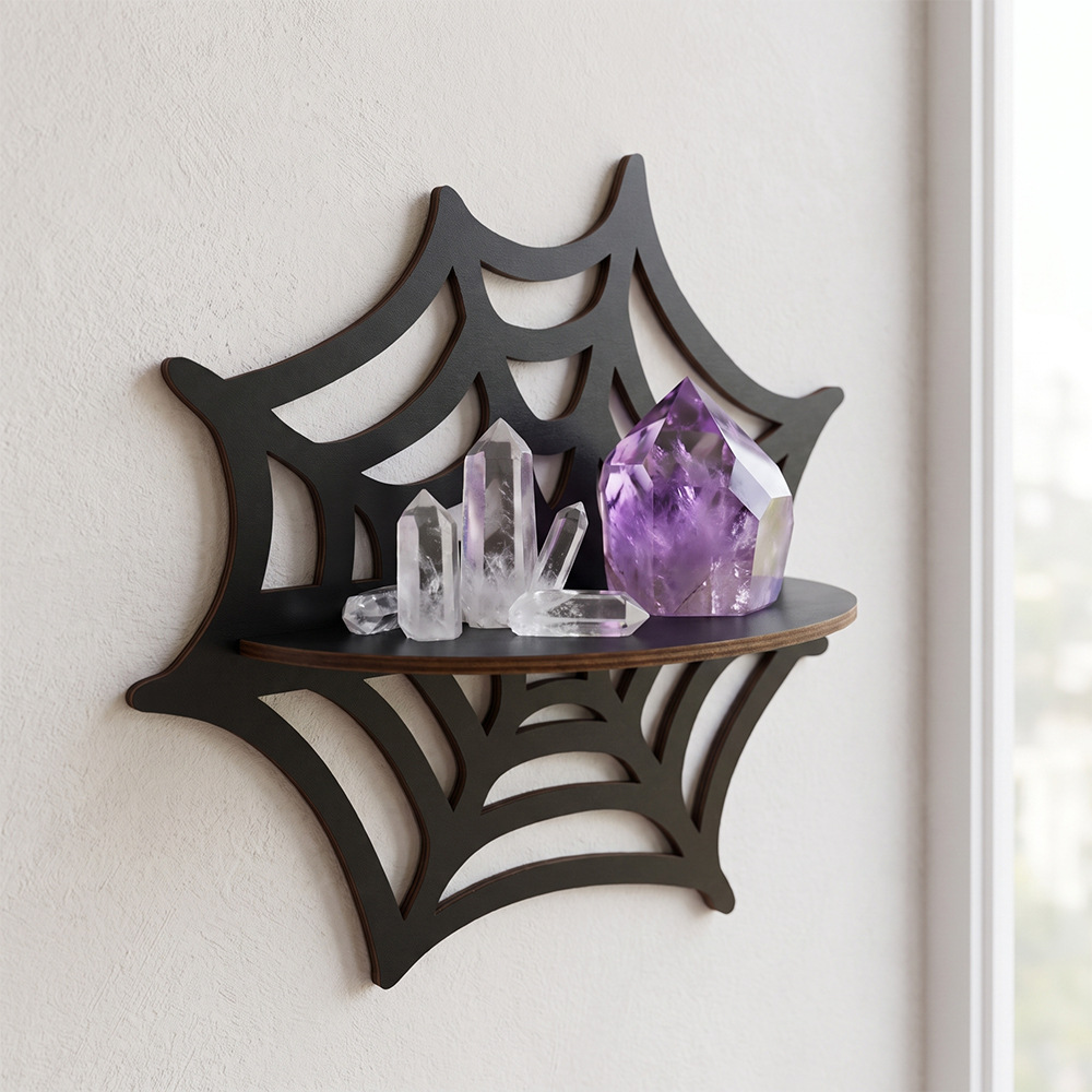 Halloween Wall Shelf Wooden Gh - Floating Shelves 评论和价格