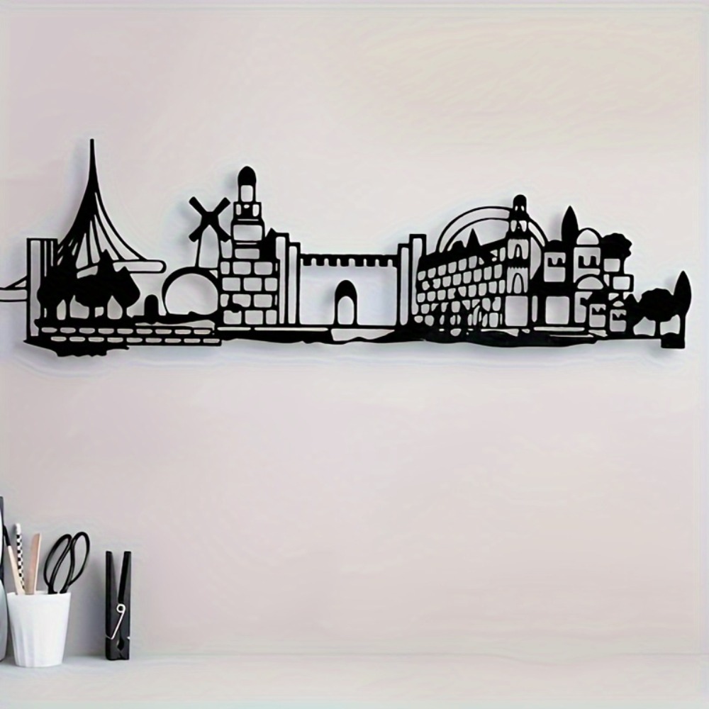 CIFBUY Metal Wall Art Jerusale - Home Decor In 评论和价格