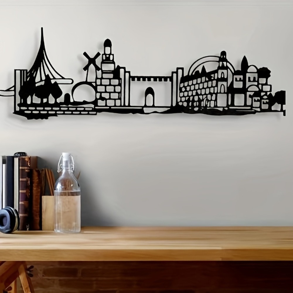 CIFBUY Metal Wall Art Jerusale - Home Decor In 评论和价格
