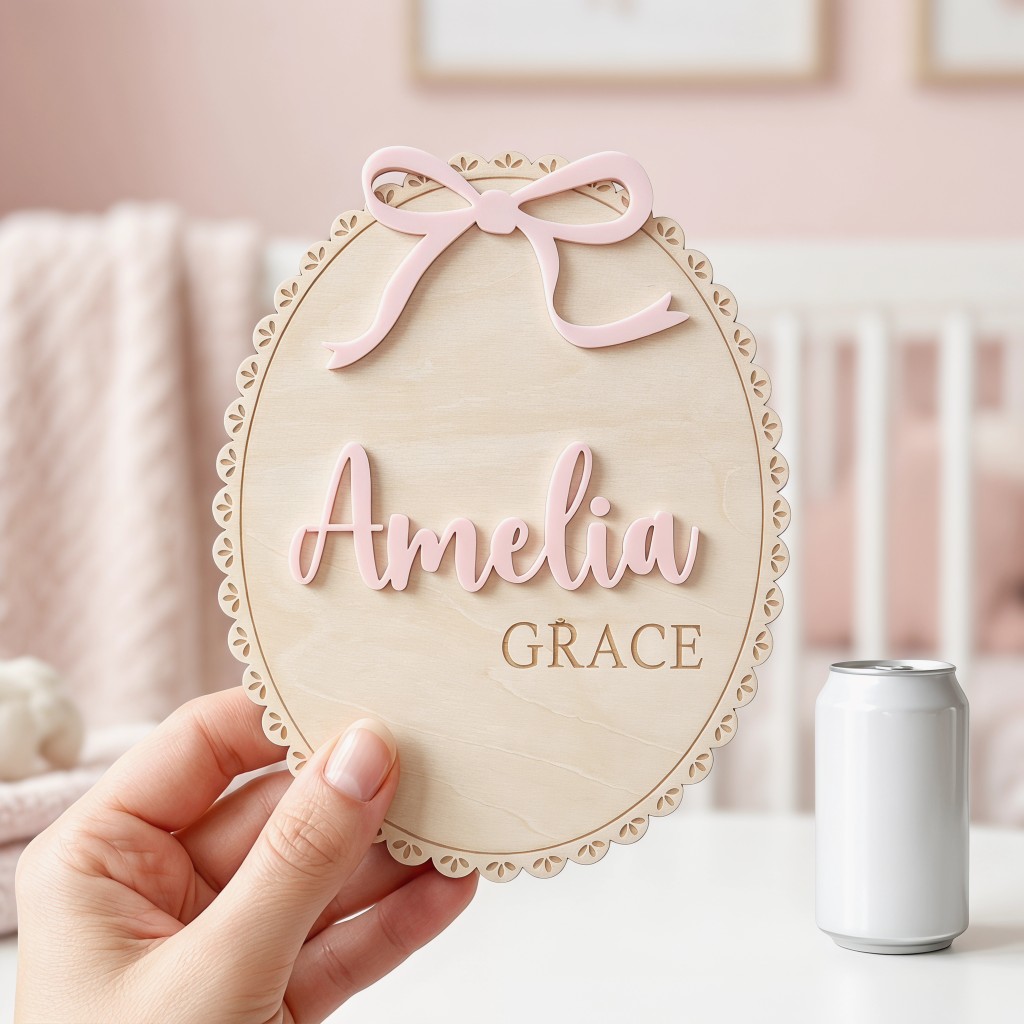 1Pc Custom Bow Lace Edge Baby  - Home Decor Product 评论和价格