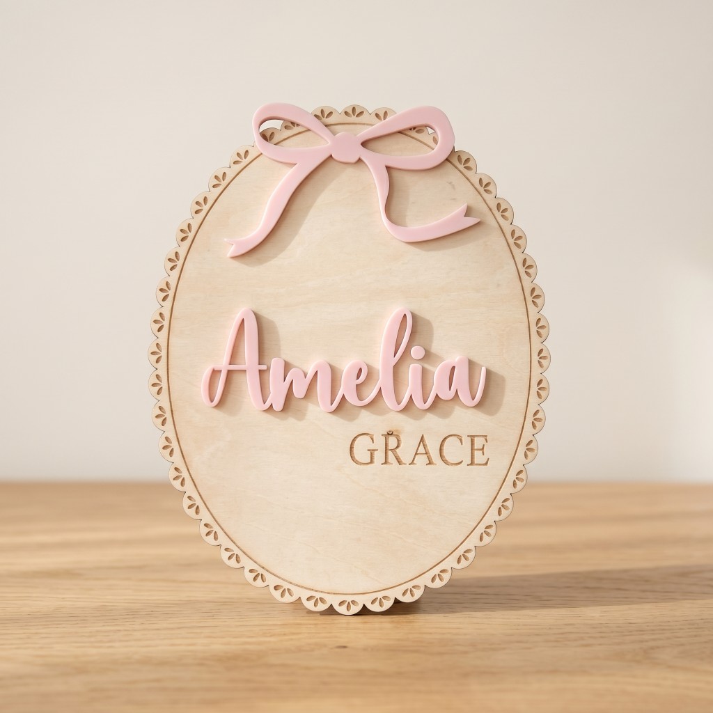 1Pc Custom Bow Lace Edge Baby  - Home Decor Product 评论和价格
