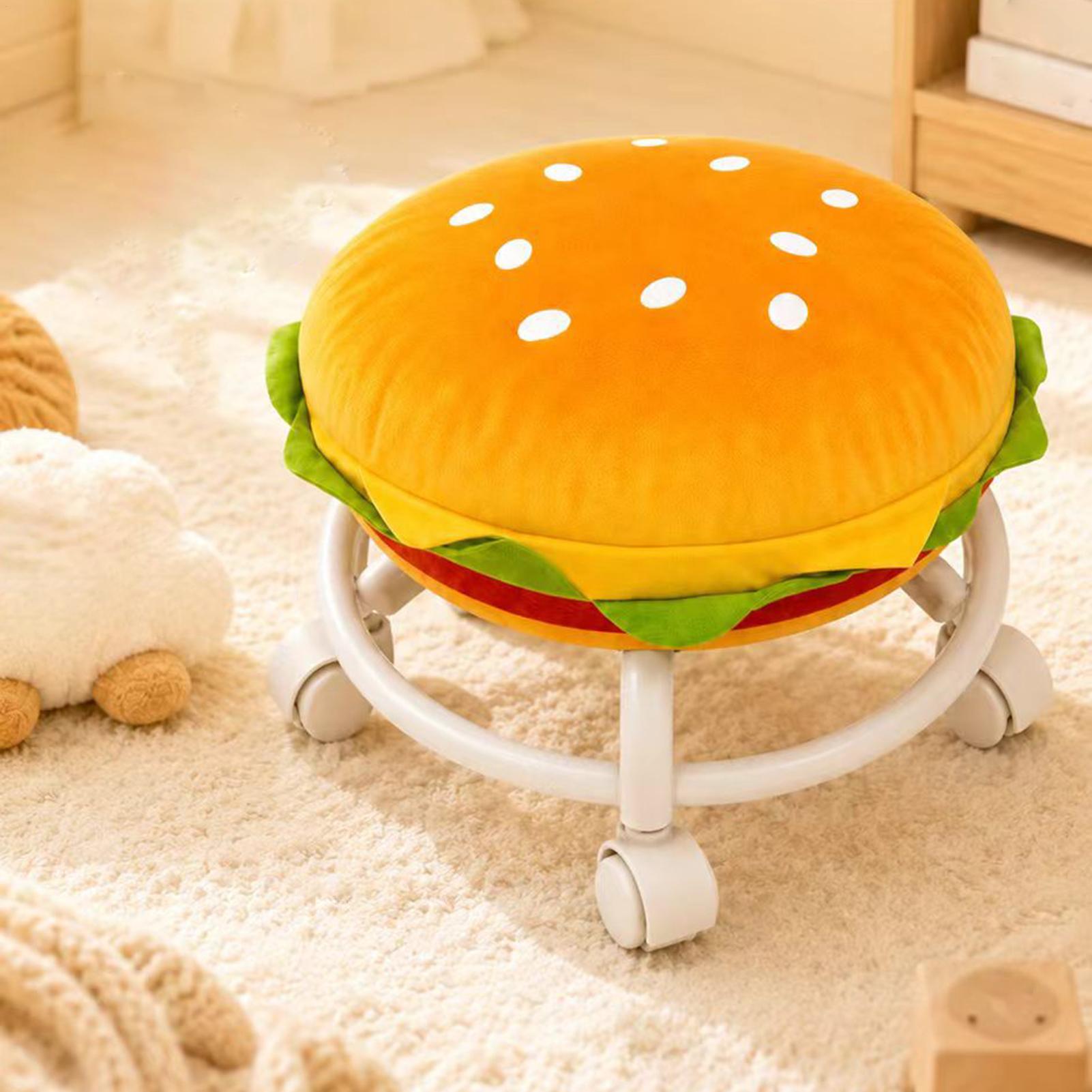 Stool With Wheels Soft Cute Co - Home Decor On Wheels 评论和价格