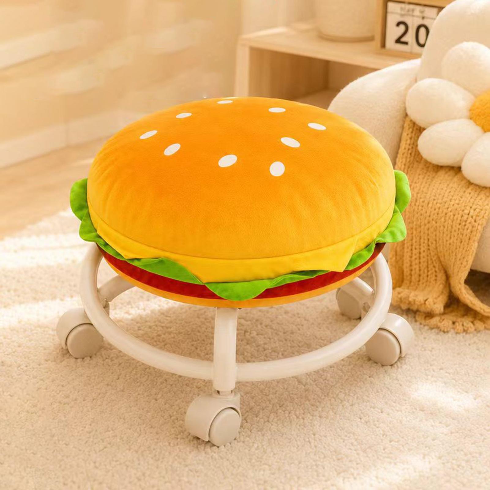 Stool With Wheels Soft Cute Co - Home Decor On Wheels 评论和价格