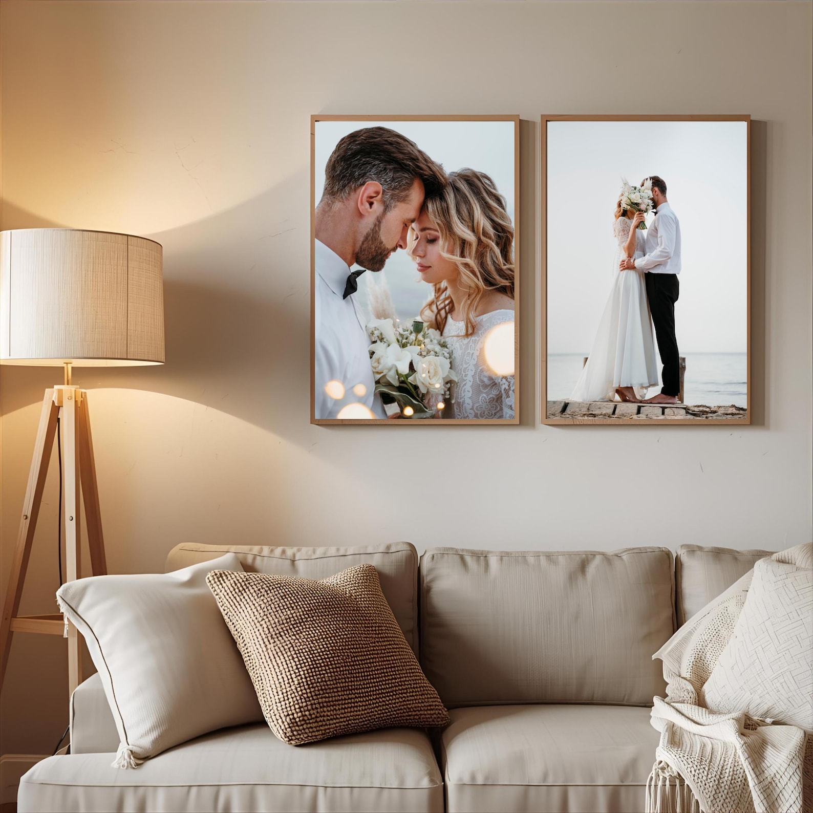 Personalized Photo Canvas, Cus - Home Decor For Birthday 评论和价格